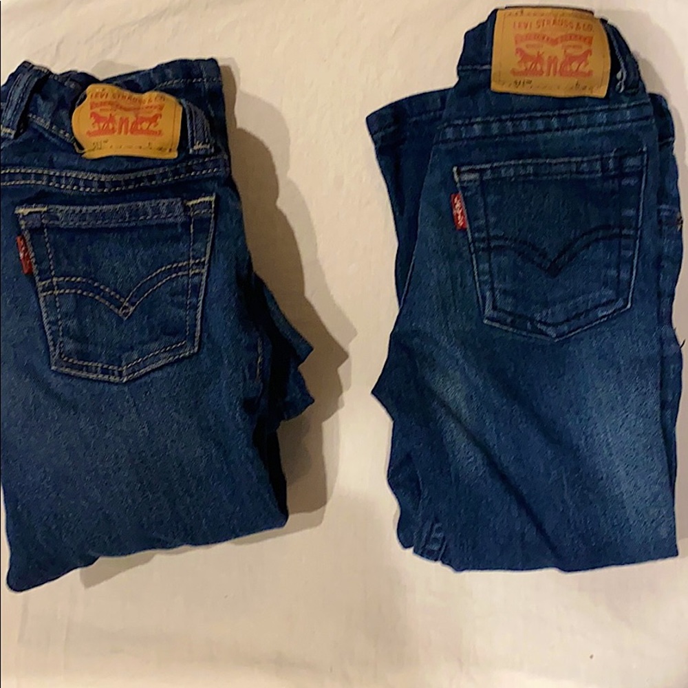 3t toddler Levi’s 511 slim fit jeans. (2 pairs)